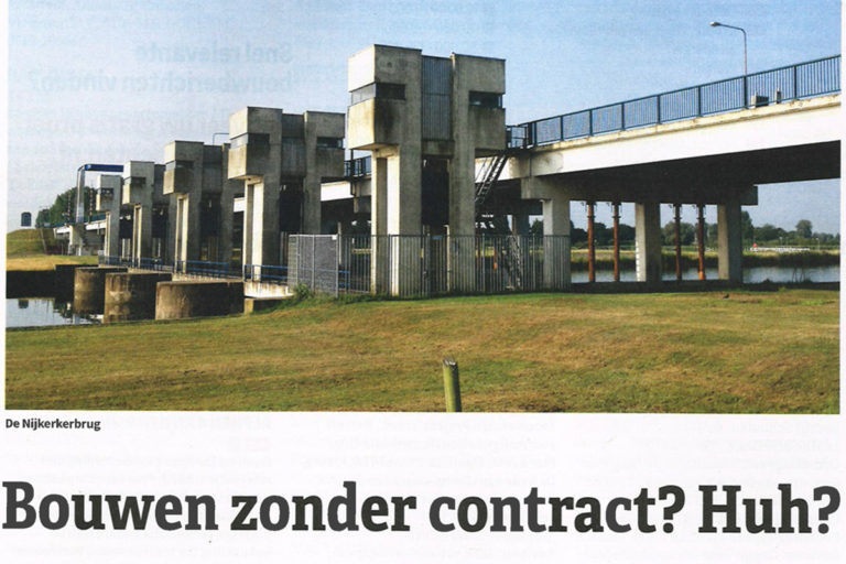 Publicatie: Bouwen zonder contract? Huh?