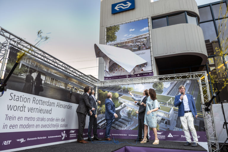 Bouw station Rotterdam Alexander officieel gestart