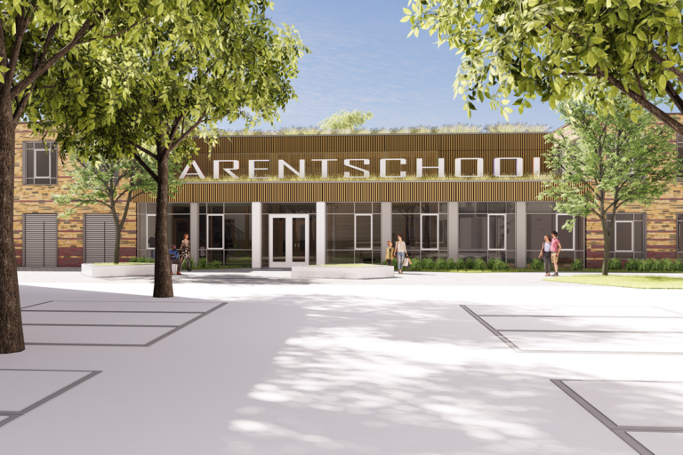 Nieuwbouw Rotterdamse Arentschool geopend door wethouder