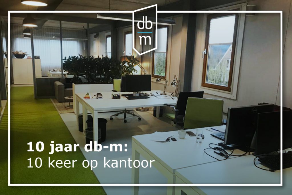 10 jaar db-m op kantoor