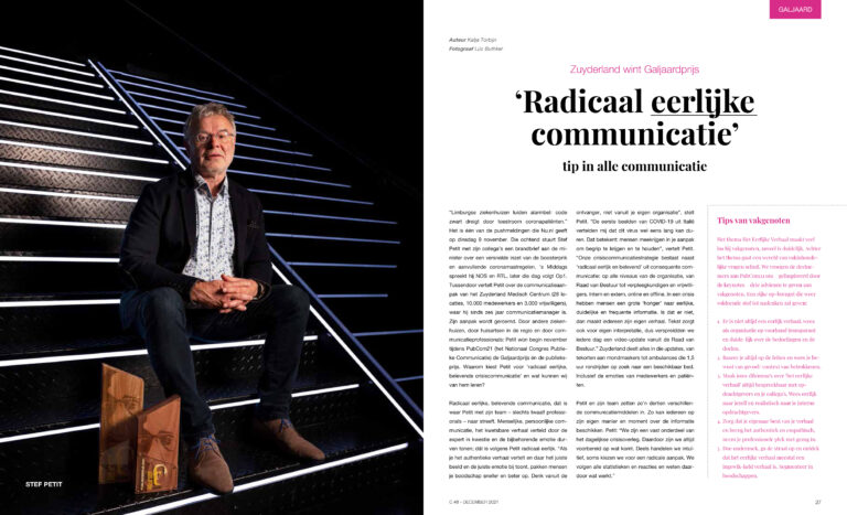 Publicatie: Radicaal eerlijke communicatie tip in alle communicatie